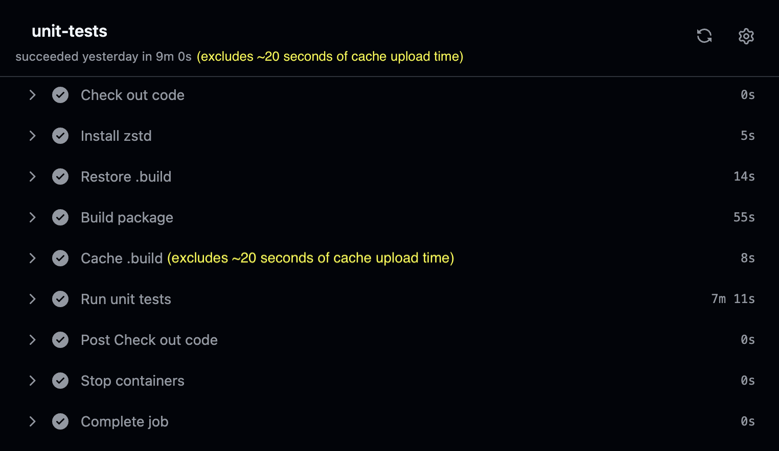 Tests CI With Separated Build Steps